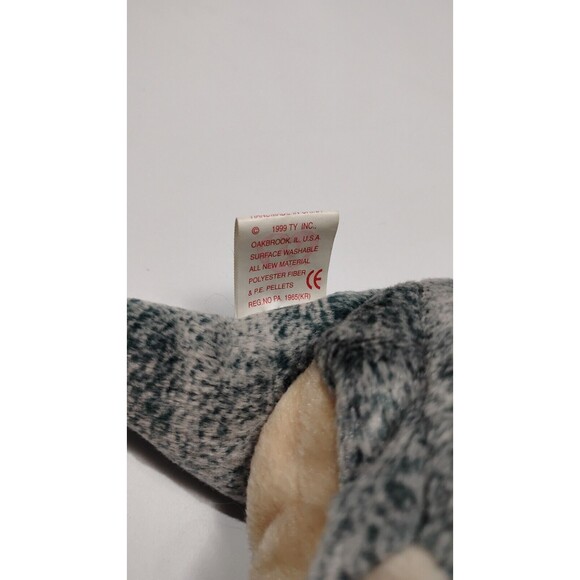 Ty Beanie Babie 7 inch Slippery the Seal Toy - Picture 3 of 9